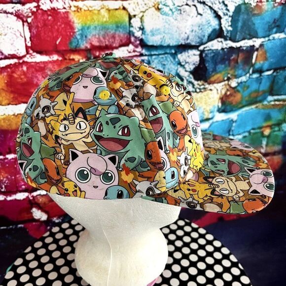 Pokemon Character Collage Baseball Style Hat Cap One Size - Picture 2 of 8